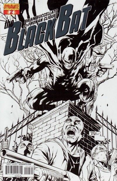 Black Bat (2013-2014) #2 (1:25 Billy Tan B&W Variant