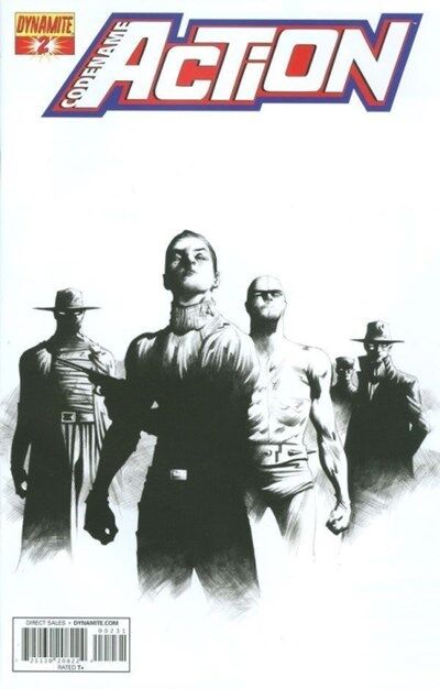 Codename - Action (2013-2014) #2 of 5 (1:25 Jae Lee B&W Variant)