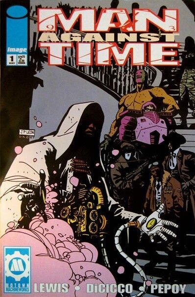 Man Against Time (1996) #1 of 4 (Staircase Variant)