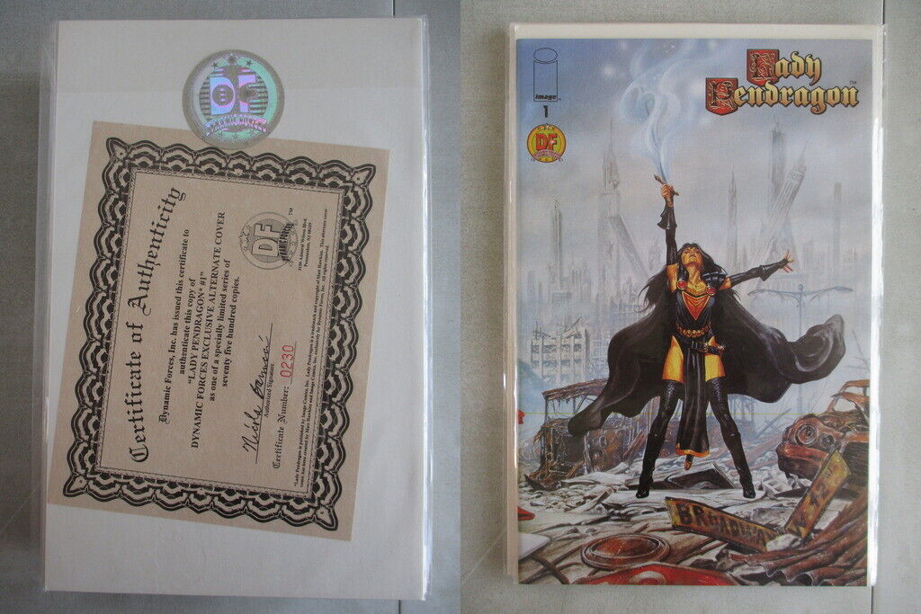 Lady Pendragon #1 DF Exclusive Alternate Cover Ltd. to 7500 With COA