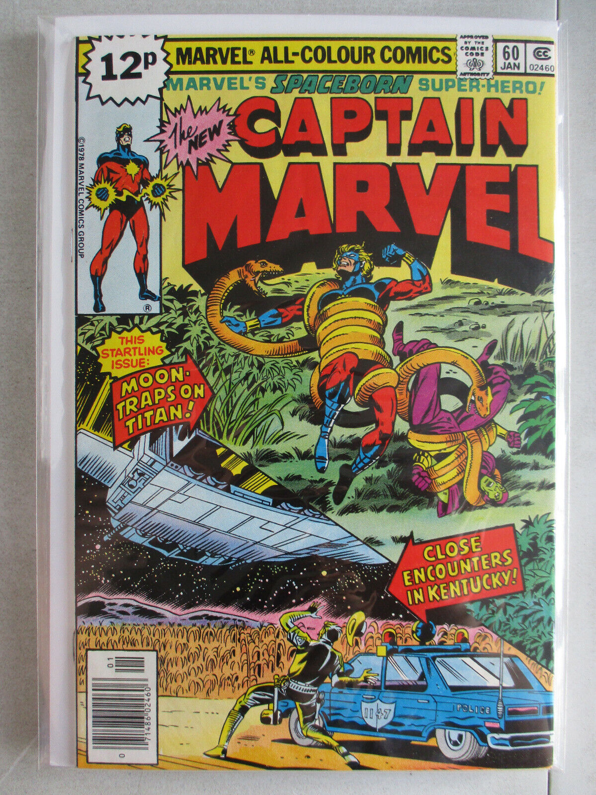 Captain Marvel Vol. 1 (1968-1979) #60 NM UK Price Variant