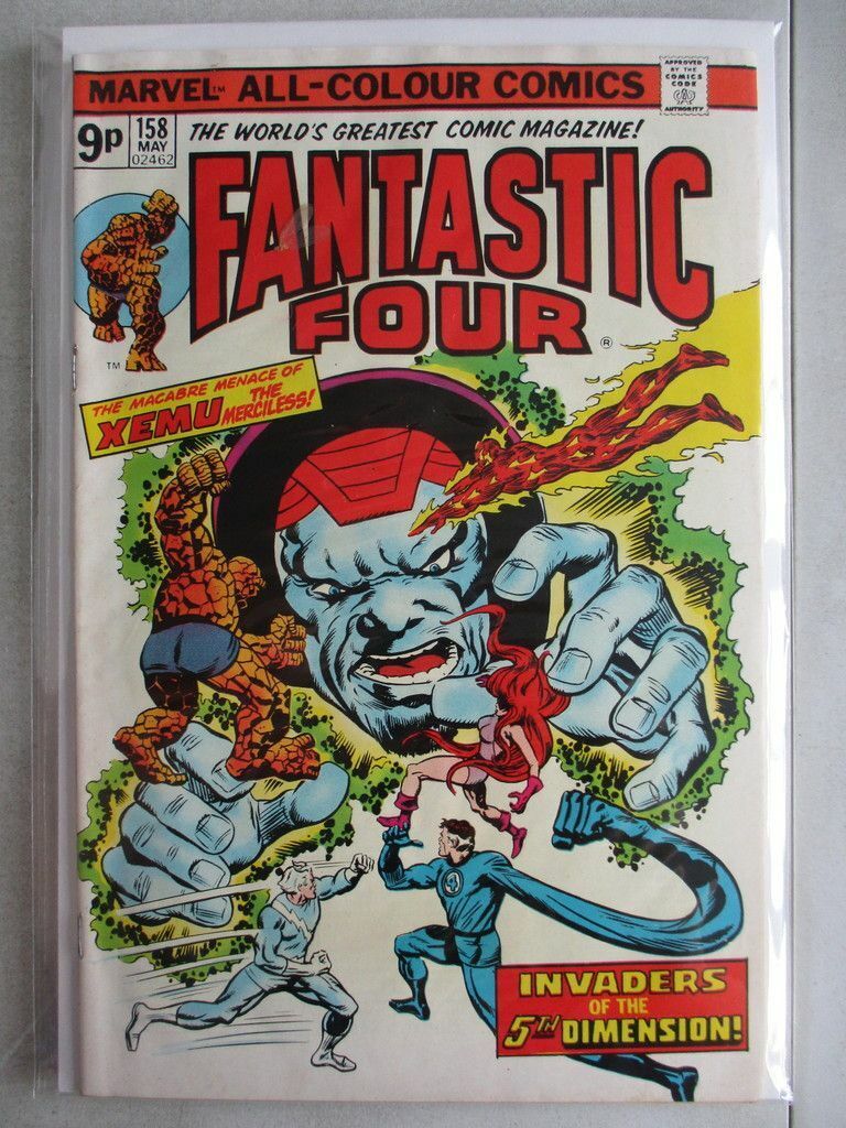Fantastic Four Vol. 1 (1961-2012) #158 VF+ UK Price Variant