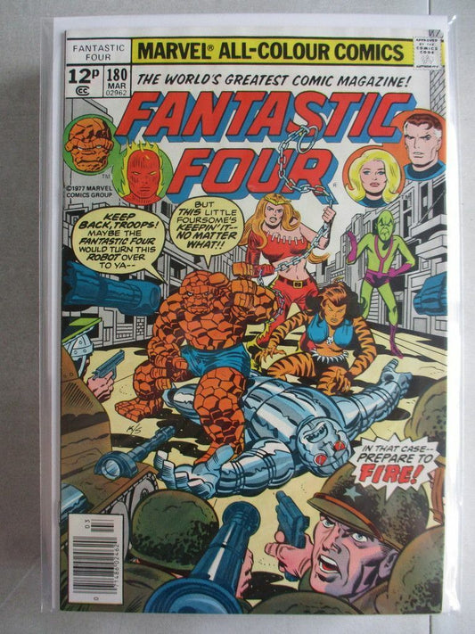 Fantastic Four Vol. 1 (1961-2012) #180 VF+ UK Price Variant
