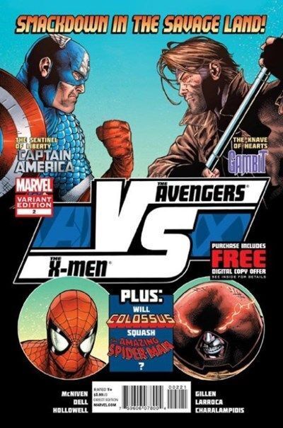 A Vs. X (2012) #2 of 6 (1:20 Steve McNiven Variant)
