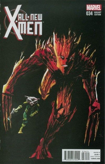 All New X-Men (2013-2015) #34 (Jock Rocket & Groot Variant)