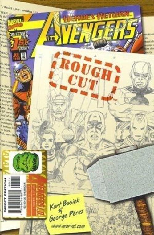 Avengers Vol. 3 (1998-2004) #1 (Rough Cut Variant)