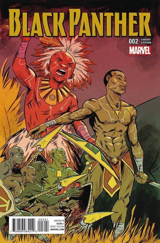 Black Panther Vol. 6 (2016-2018) #2 (Sanford Greene Variant)
