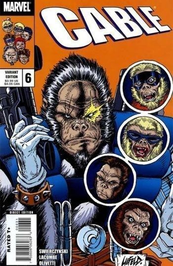Cable Vol. 2 (2008-2010) #6 (1:10 Rob Liefeld Variant)