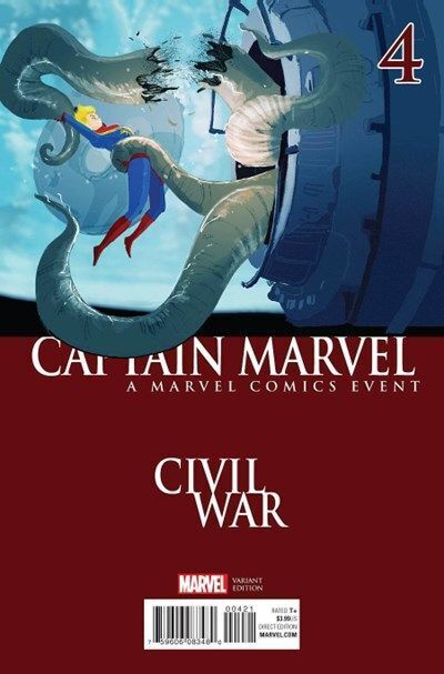 Captain Marvel Vol. 9 (2016-2017) #4 (Pascal Campion Variant)