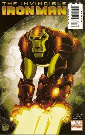 Iron Man, Invincible (2008-2012) #5 (1:10 Monkey Variant)
