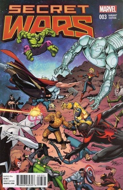 Secret Wars (2015-2016) #3 of 9 (1:25 Bob McLeod Variant)