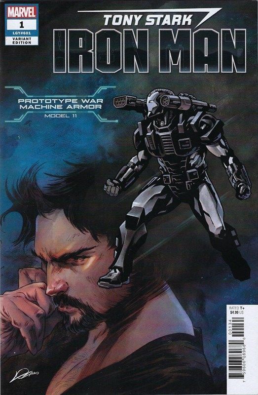Tony Stark - Iron Man (2018-Present) #1 (War Machine Variant))