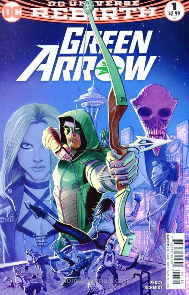 Green Arrow Vol. 7 (2016-2019) #1 (2nd Print Variant)