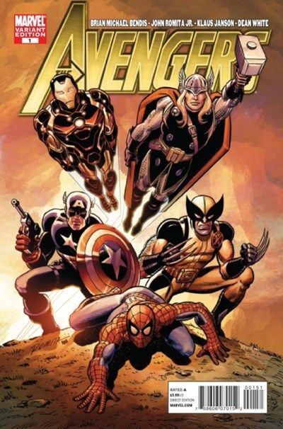 Avengers Vol. 4 (2010-2013) #1 (John Romita Sr. Variant)