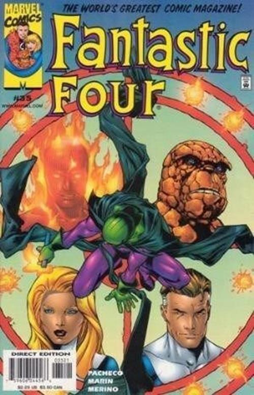 Fantastic Four Vol. 3 (1998-2003) #35 - Gold Foil Variant