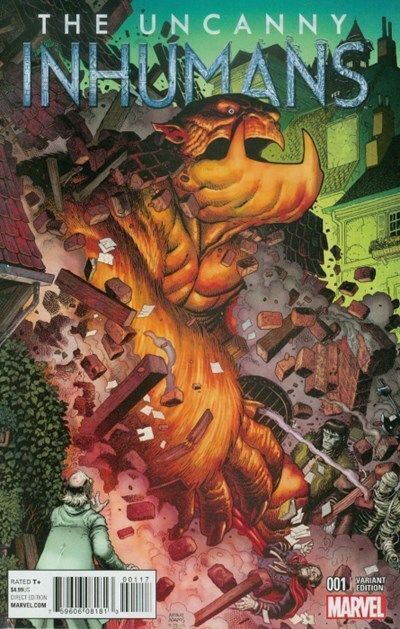 Uncanny Inhumans (2015-2017) #1 (1:10 Arthur Adams Variant)