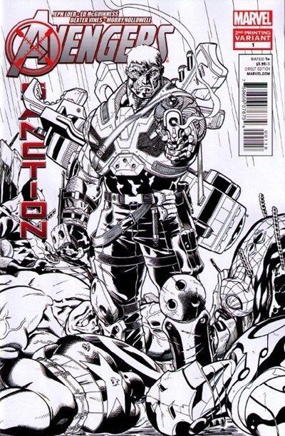 Avengers - X-Sanction (2012) #1 of 4 (2nd Print Variant)