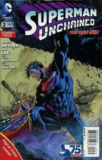 Superman Unchained (2013-2015) #2 (Combo Pack Variant)