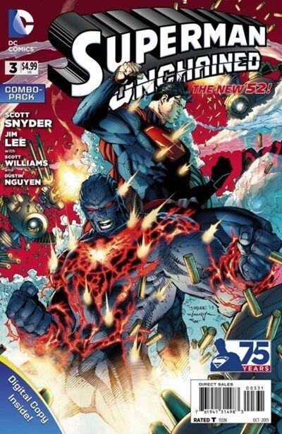 Superman Unchained (2013-2015) #3 (Combo Pack Variant)