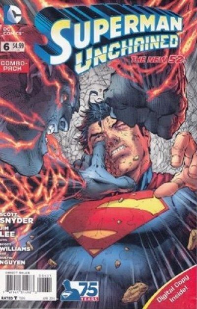 Superman Unchained (2013-2015) #6 (Combo Pack Variant)