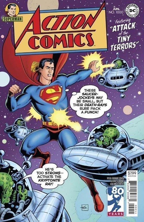 Action Comics Vol. 1 (1938-2011) #1000 (1950's Variant)