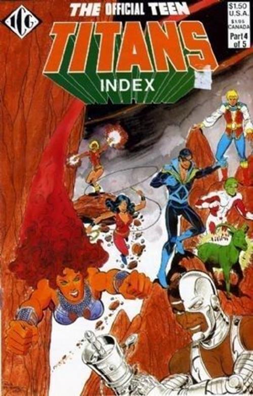 Official Teen Titans Index (1985) #4 of 5