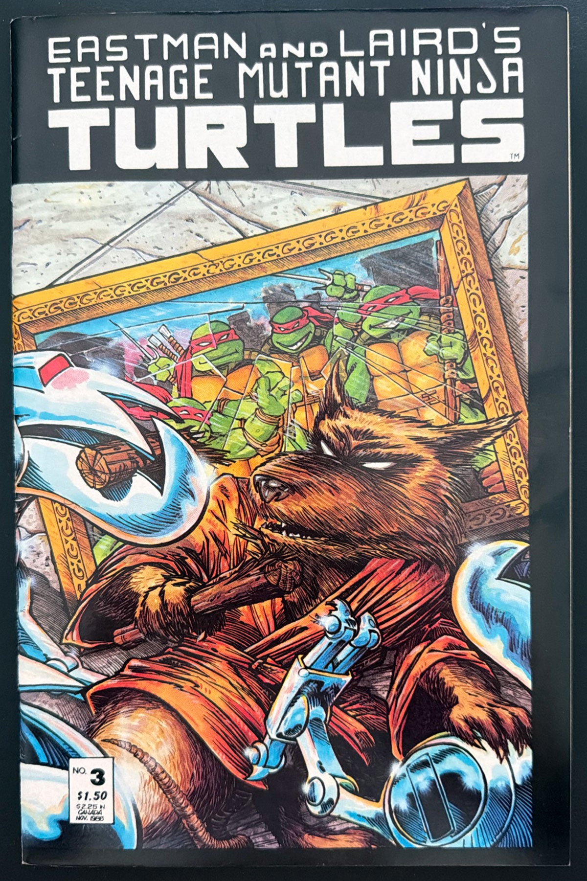 Teenage Mutant Ninja Turtles Vol. 1 #3 (1988) - 2nd print variant 
