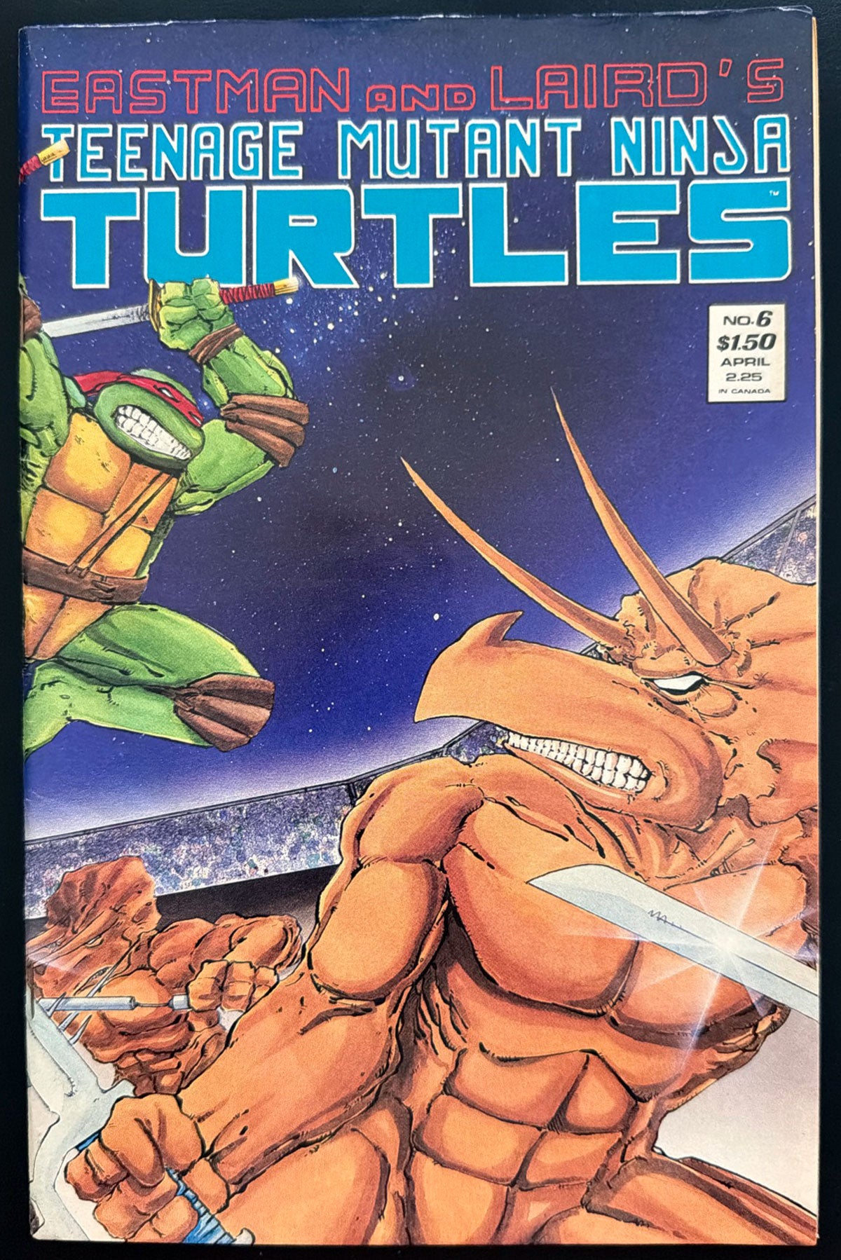 Teenage Mutant Ninja Turtles Vol. 1 #6 (1988) - 2nd print variant 
