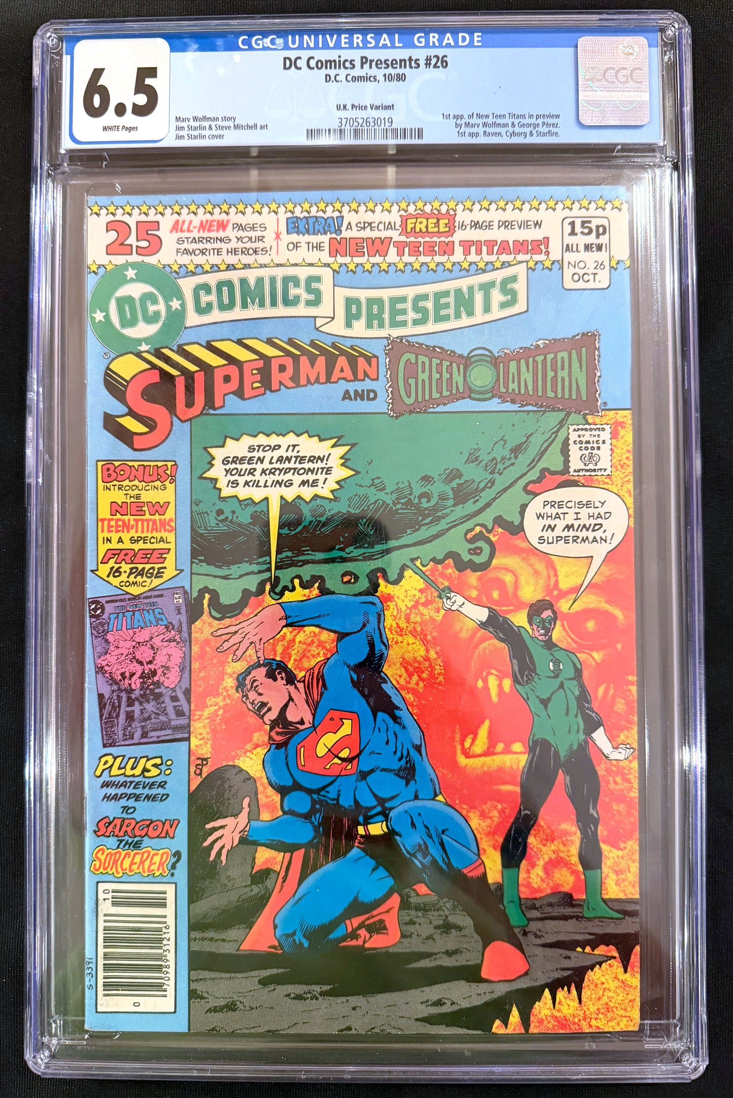 DC Comics Presents Vol. 1 #26 (1980)  - 1st appearance of New Teen Titans