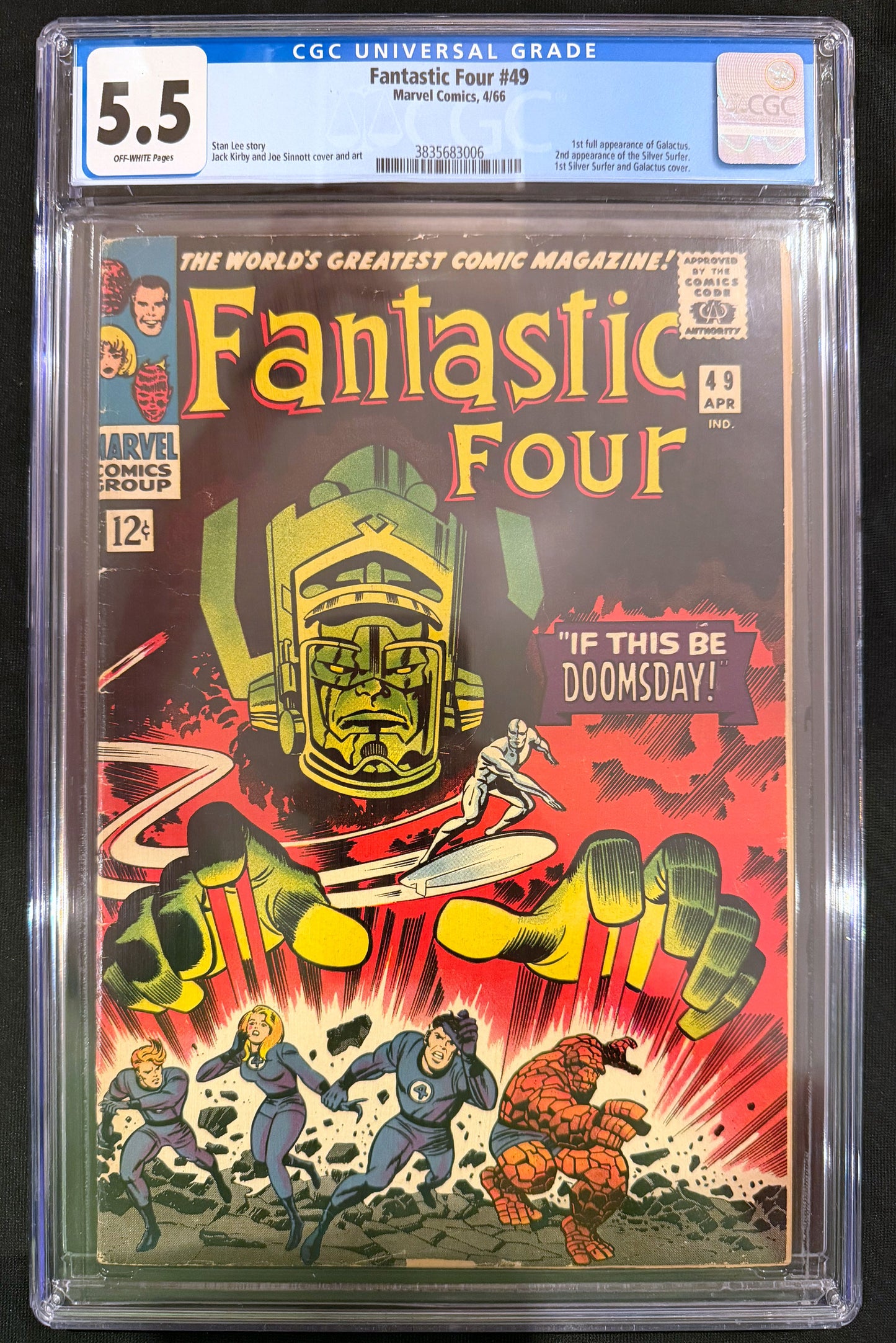 Fantastic Four Vol. 1 #49 (1966)  - 1st full appearance of Galactus