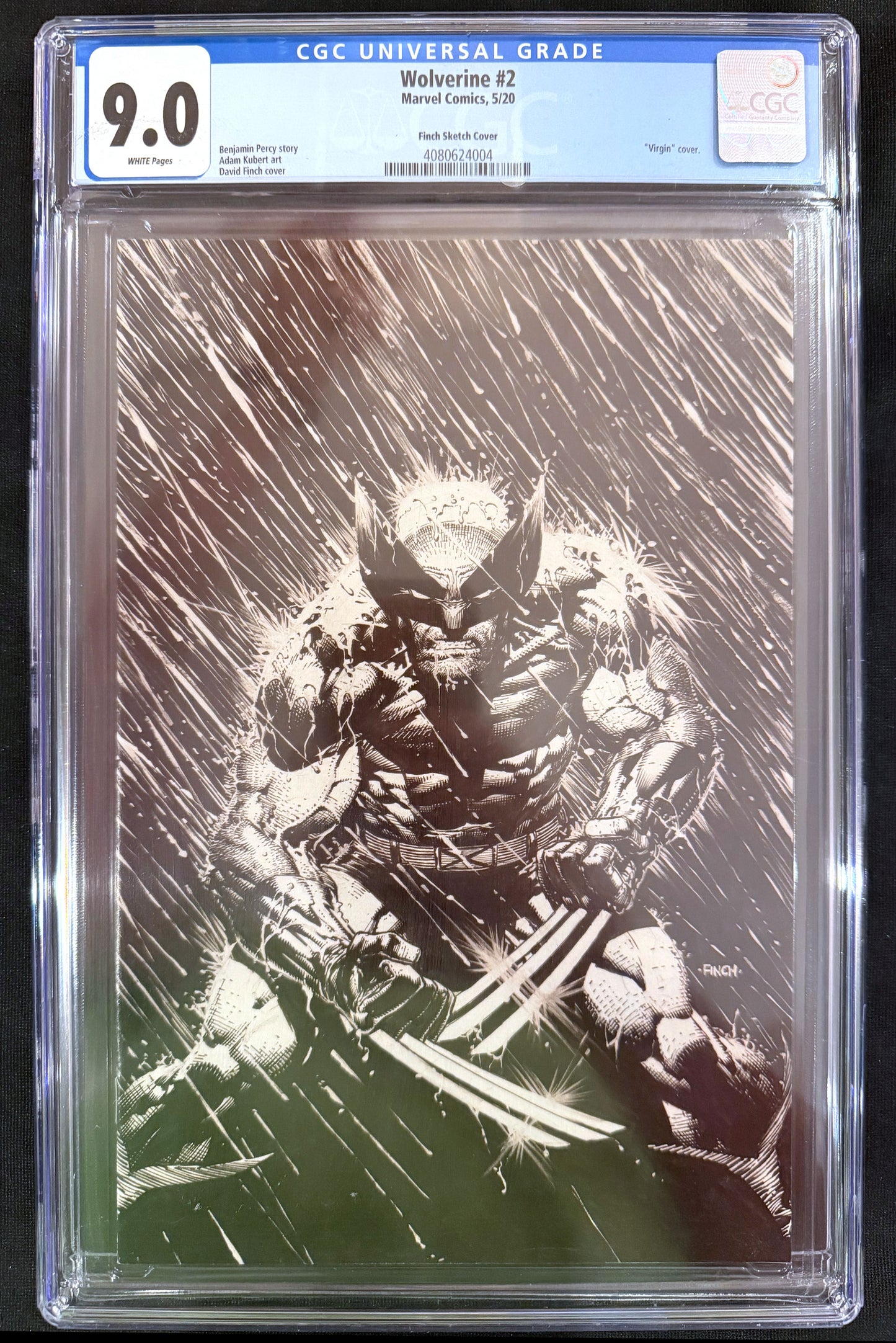 Wolverine Vol. 6 #2 (2020) - Finch virgin sketch variant 