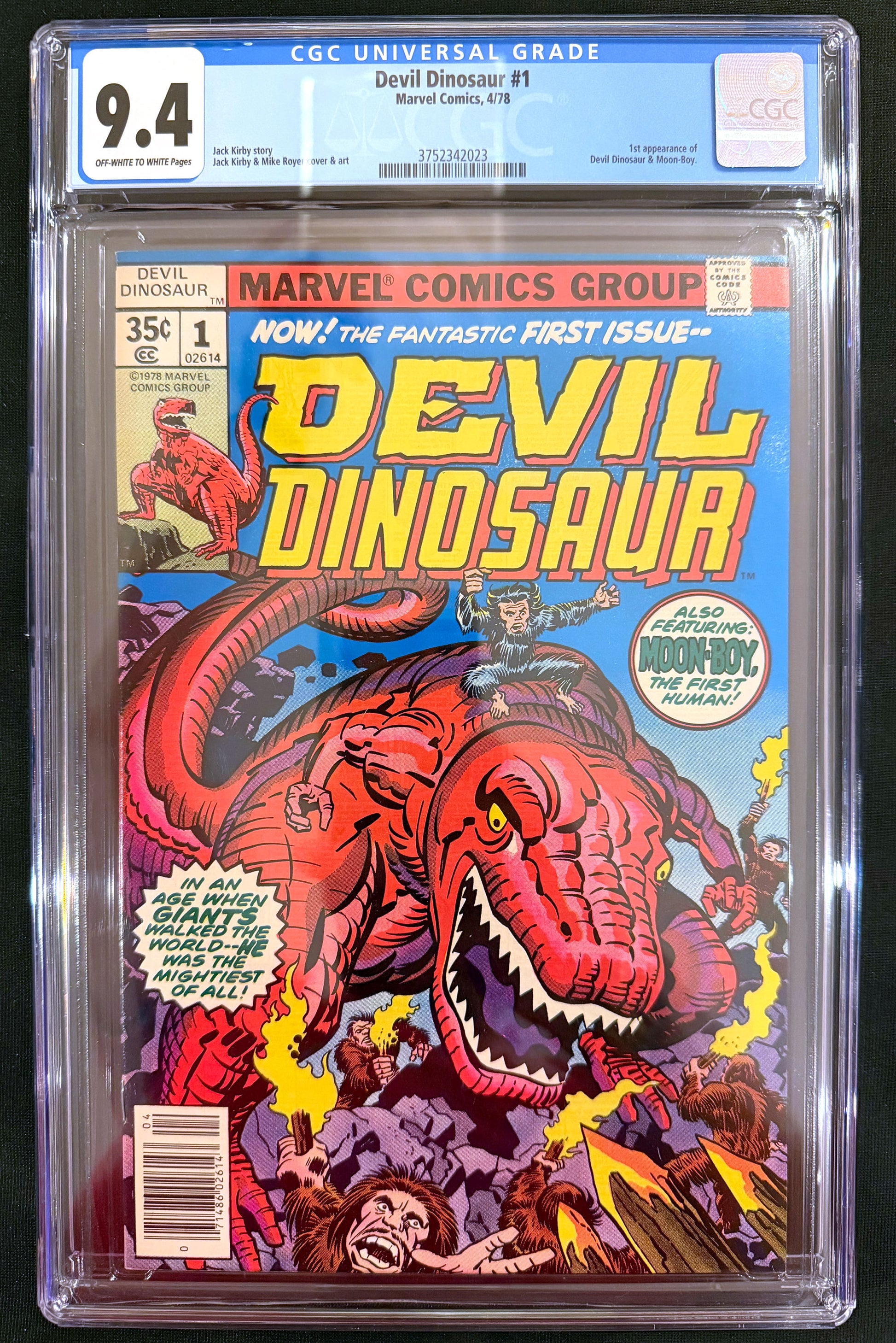 Devil Dinosaur Vol. 1 #1 (1978)  - 1st appearance of Devil Dinosaur and Moon Boy