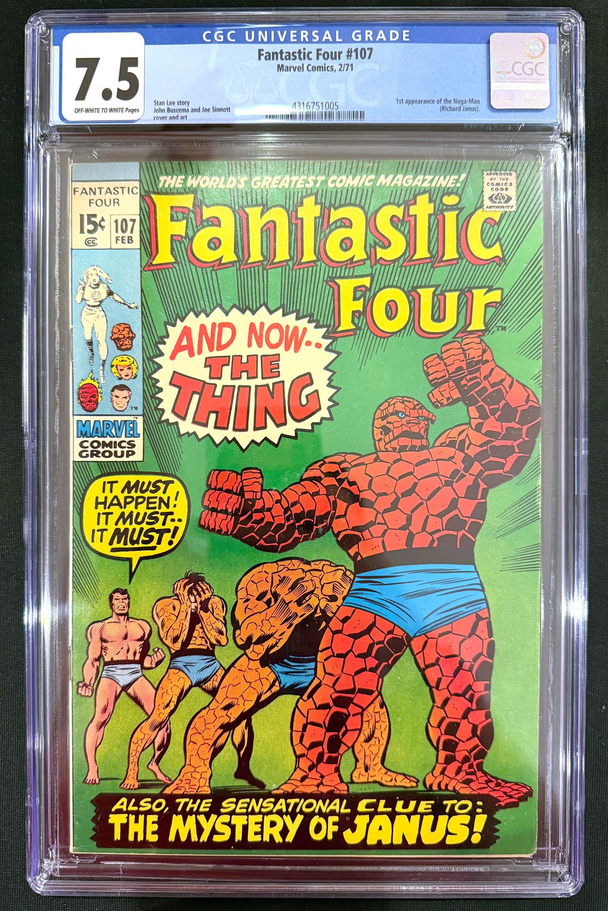 Fantastic Four Vol. 1 #107 (1971)  