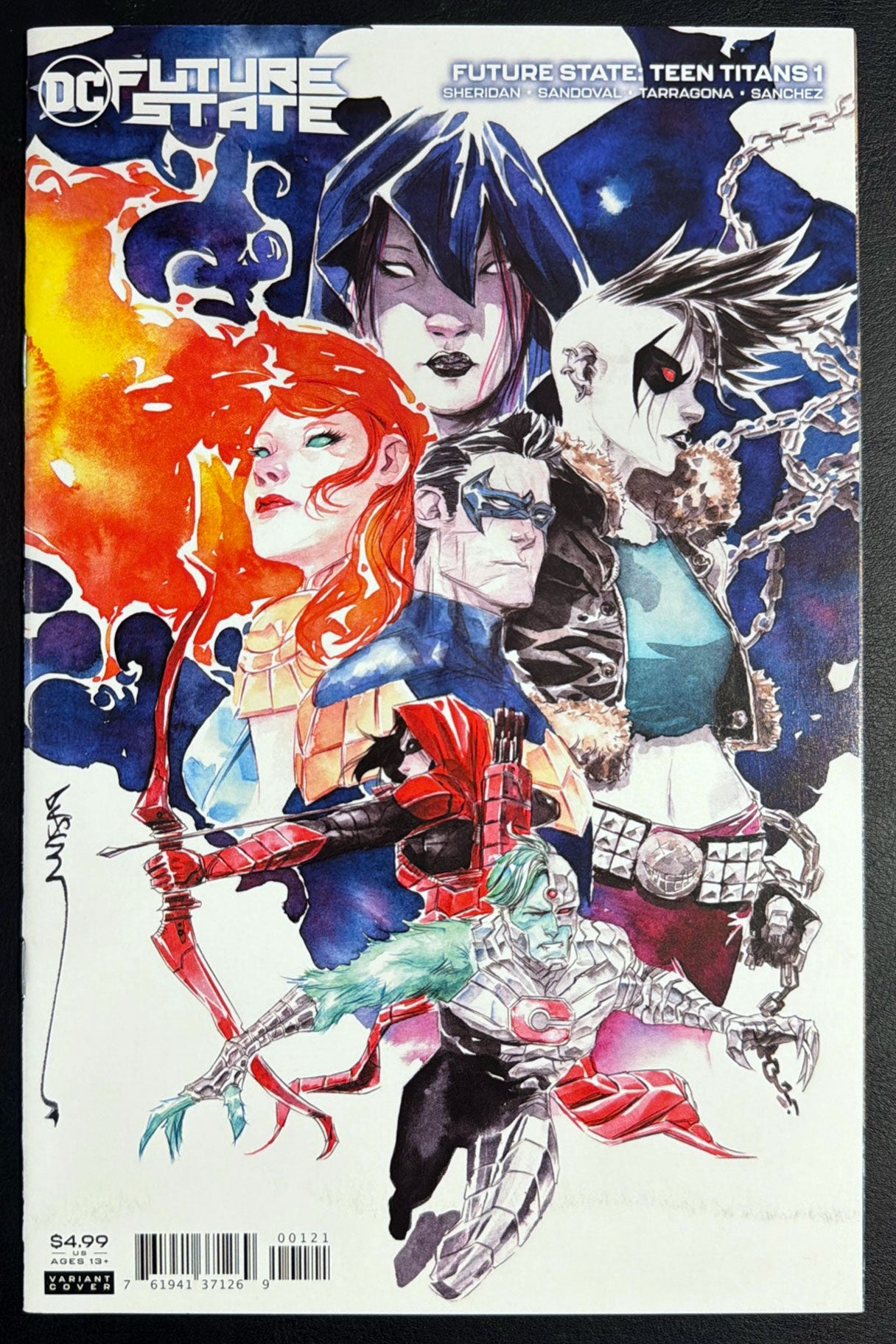 Future State: Teen Titans Vol. 1 #1 (2021) - Nguyen variant - 1st appearance of Red X (Cameo)