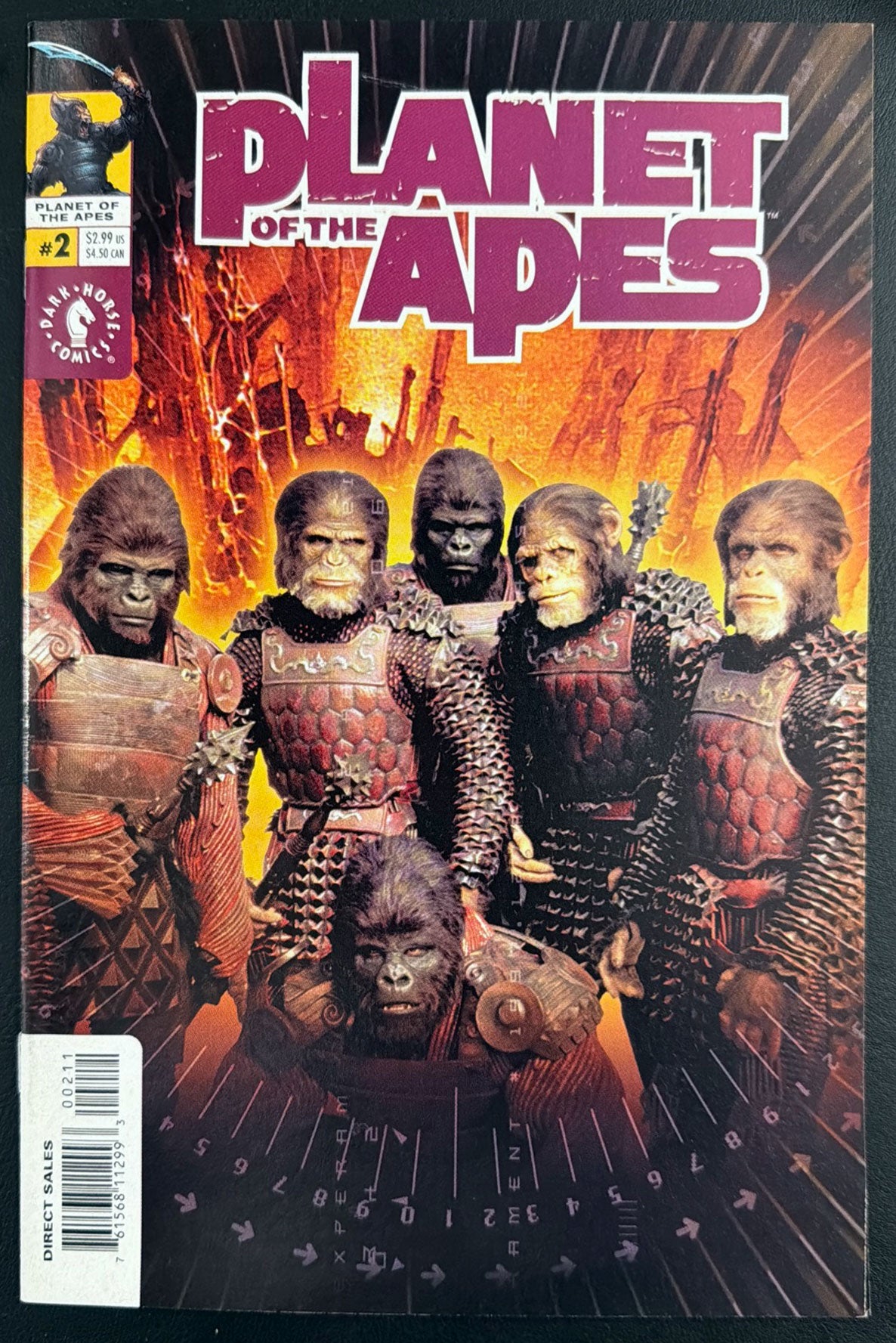 Planet of the Apes Vol. 1 #2 (2001) - Photo variant 