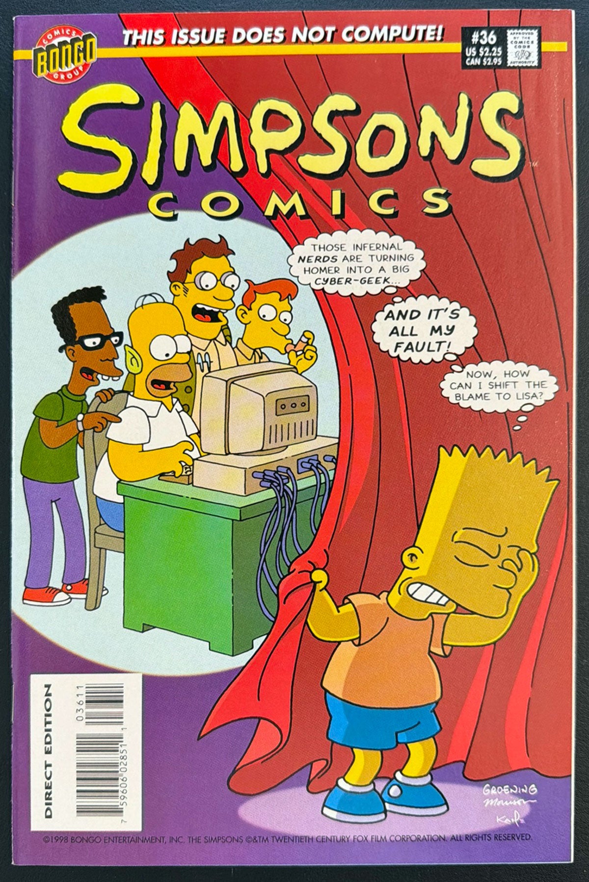 Simpsons Comics Vol. 1 #36 (1998)  
