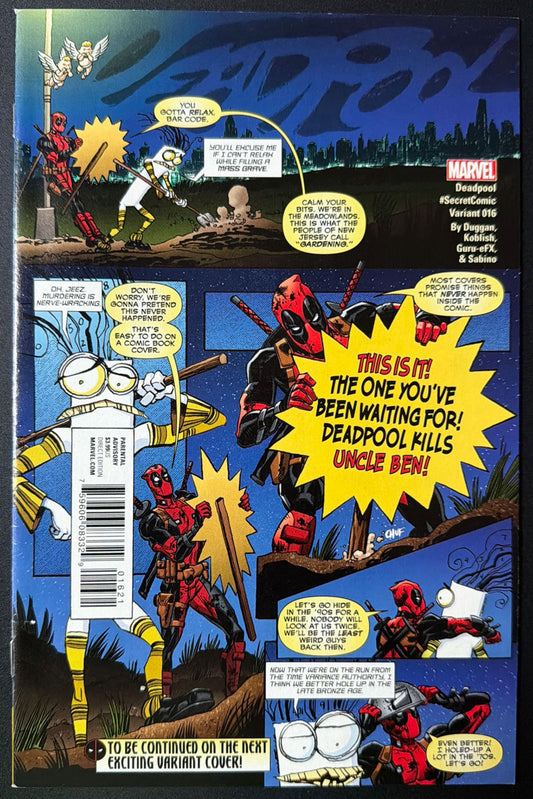 Deadpool Vol. 4 #16 (2016) - Secret comic variant 