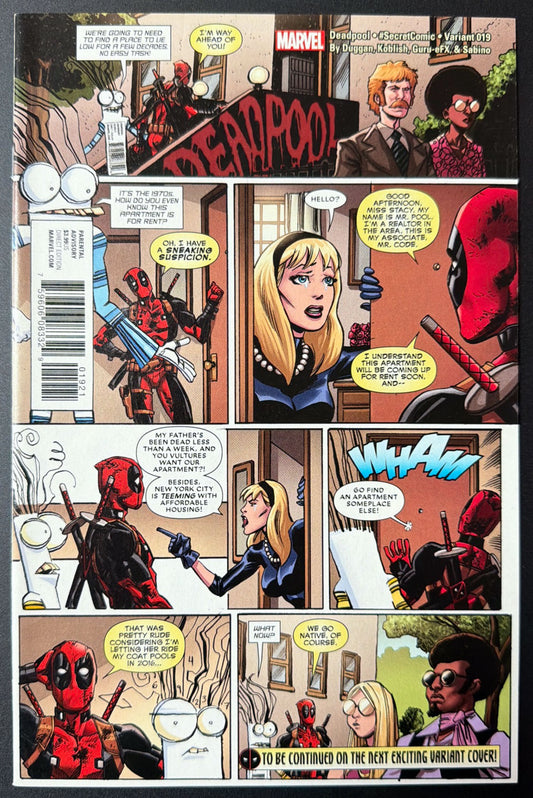 Deadpool Vol. 4 #19 (2016) - Secret comic variant 