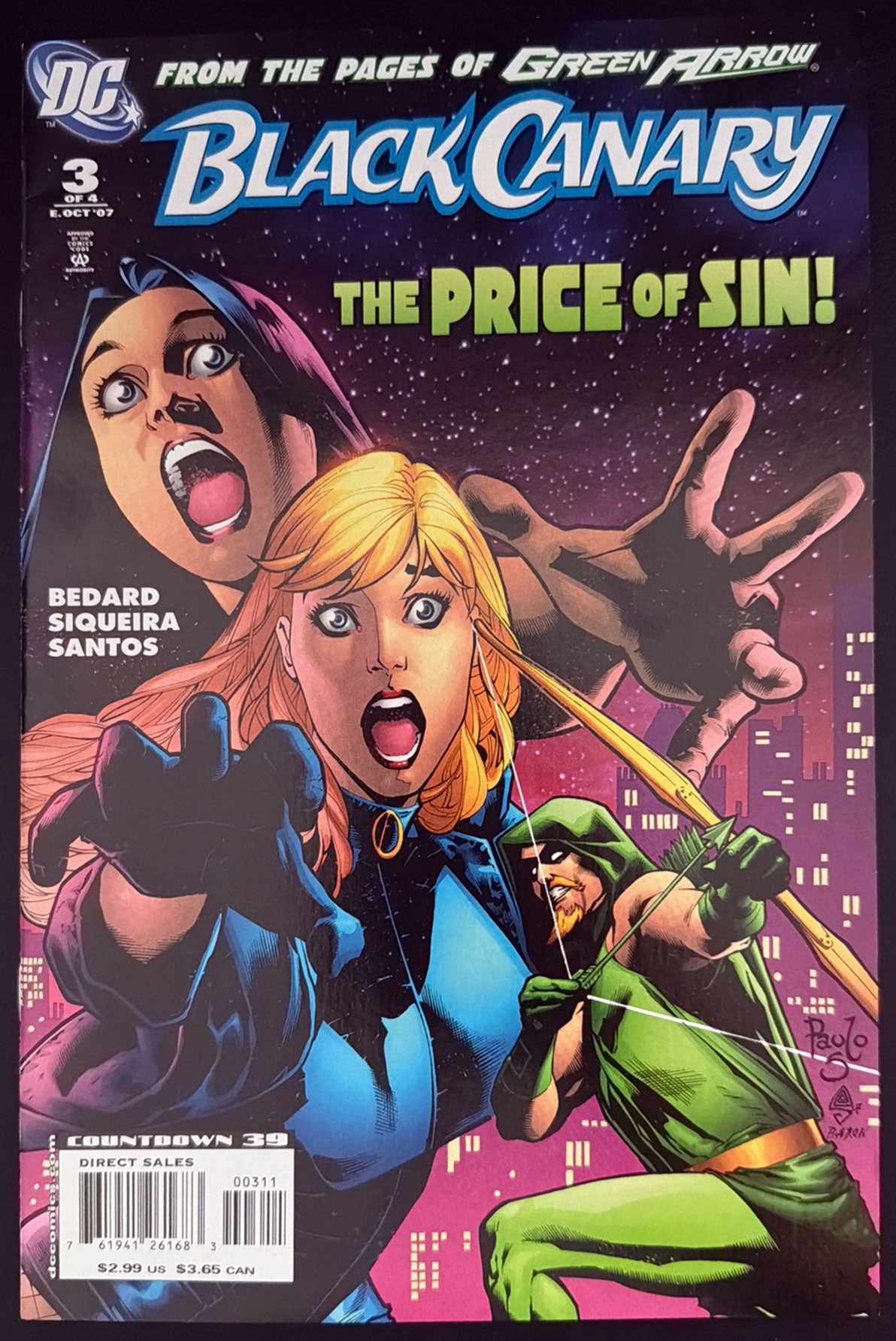 Black Canary Vol. 3 #3 (2007)  