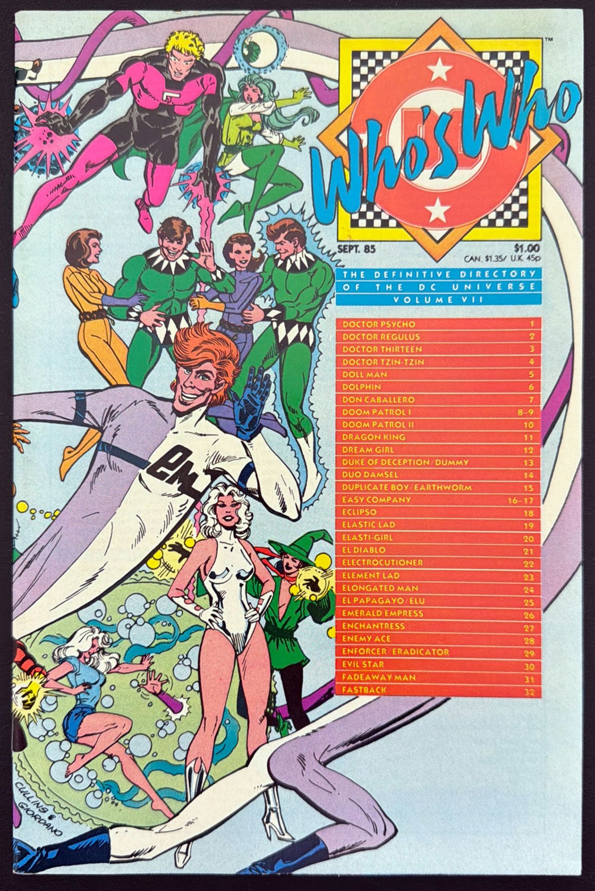 Who's Who: The Definitive Directory of the DC Universe Vol. 1 #7 (1985)  