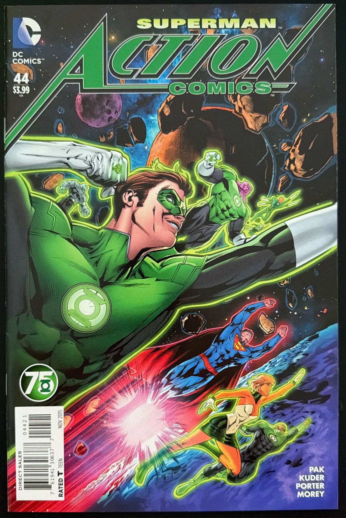 Action Comics Vol. 2 #44 (2015) - Edwards and Leisten variant 