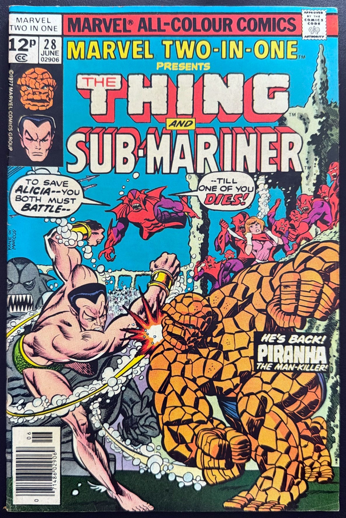 Marvel Two-in-One Vol. 1 #28 (1977)  