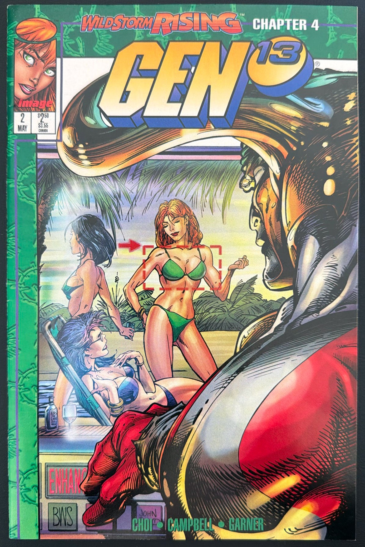 Gen 13 Vol. 2 #2 (1995) - Cover B variant 
