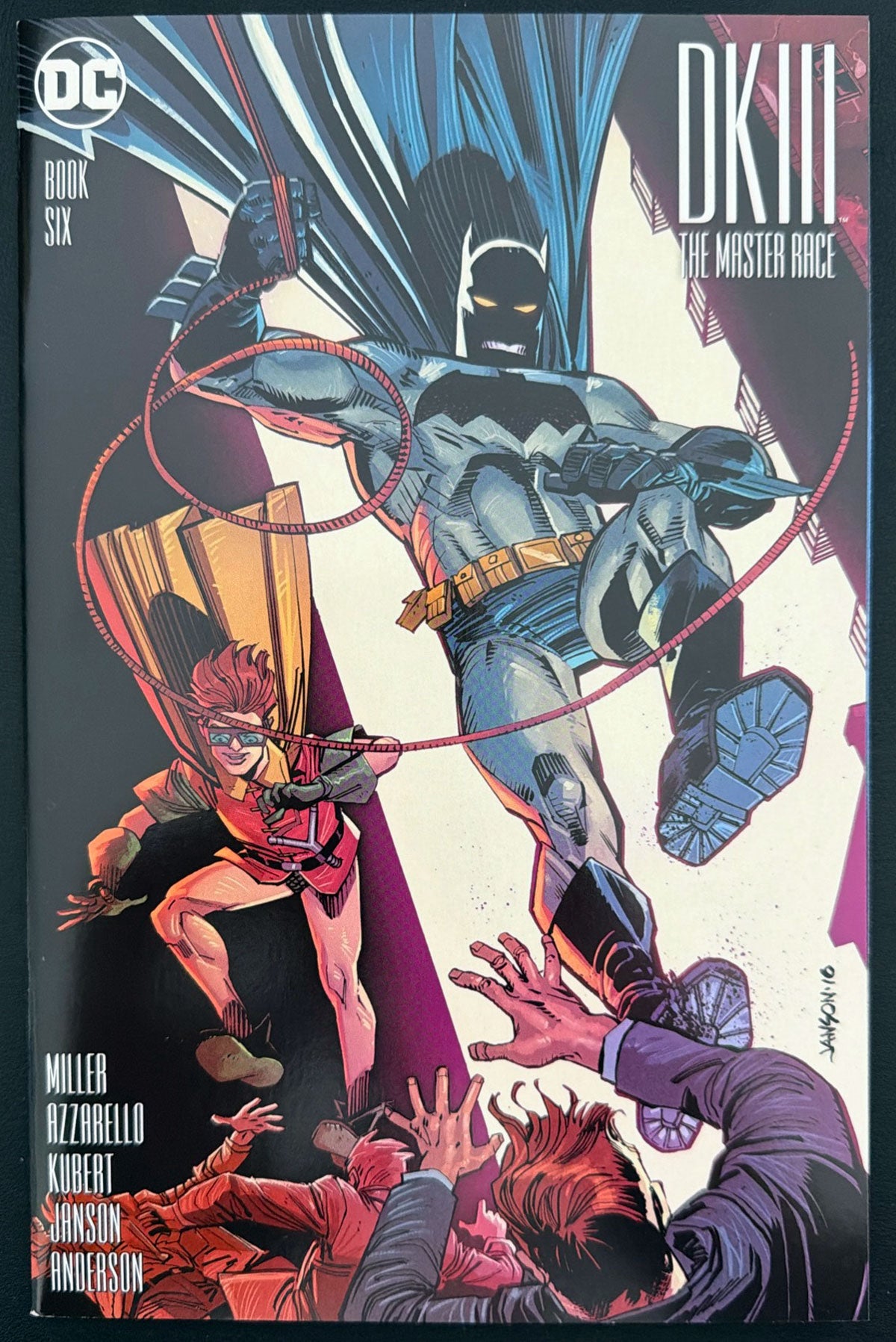 Dark Knight III: The Master Race Vol. 1 #6 (2016) - 1:25 Klaus Janson variant 