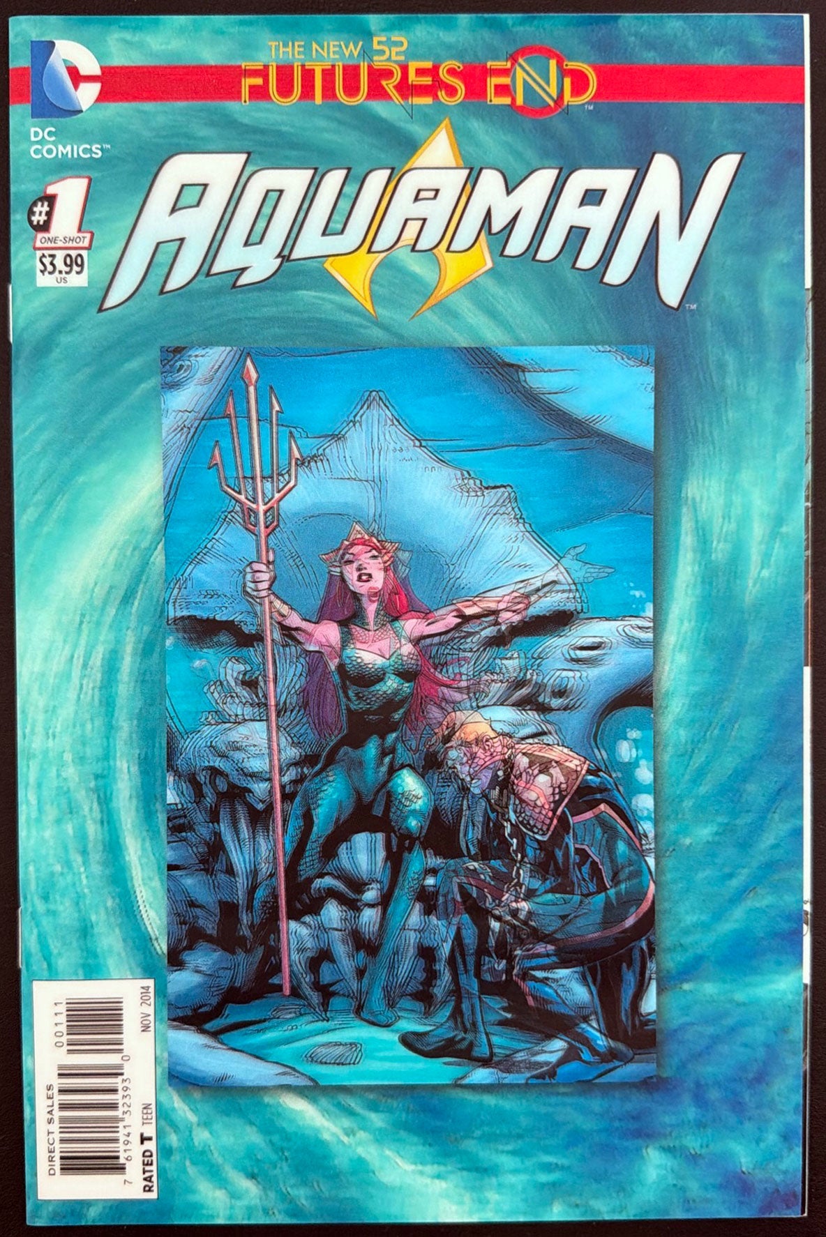 Aquaman: Futures End Vol. 1 #1 (2014) - 3D variant 