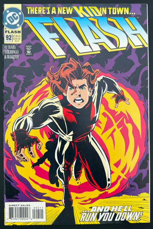 The Flash Vol. 2 #92 (1994)  - 1st appearance of Bart Allen (Impulse)