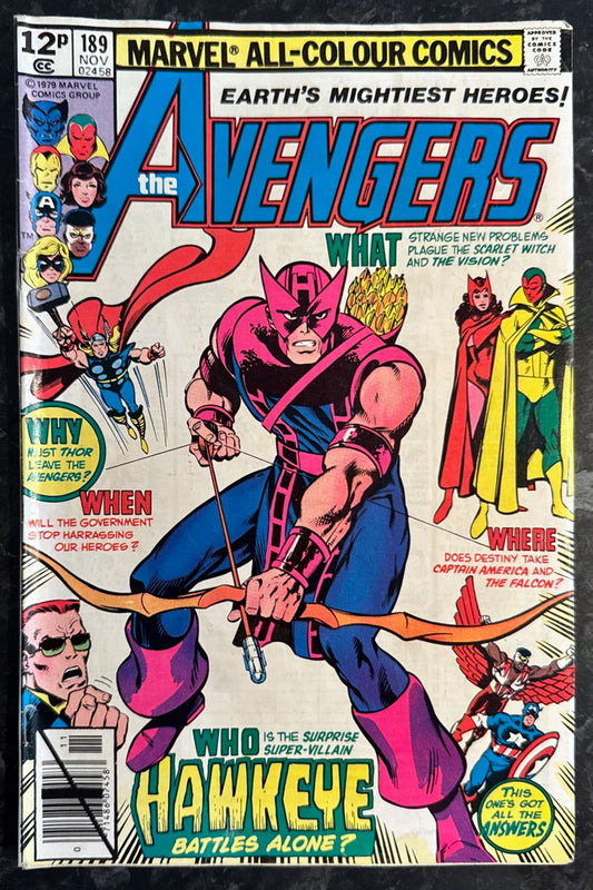 Avengers Vol. 1 #189 (1979) 