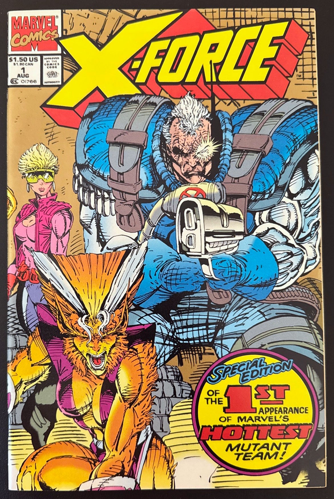 X-Force Vol. 1 #1 (1991) - 2nd print gold variant 