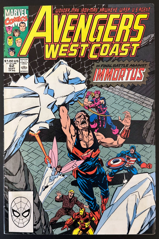 Avengers West Coast Vol. 2 #62 (1990)  