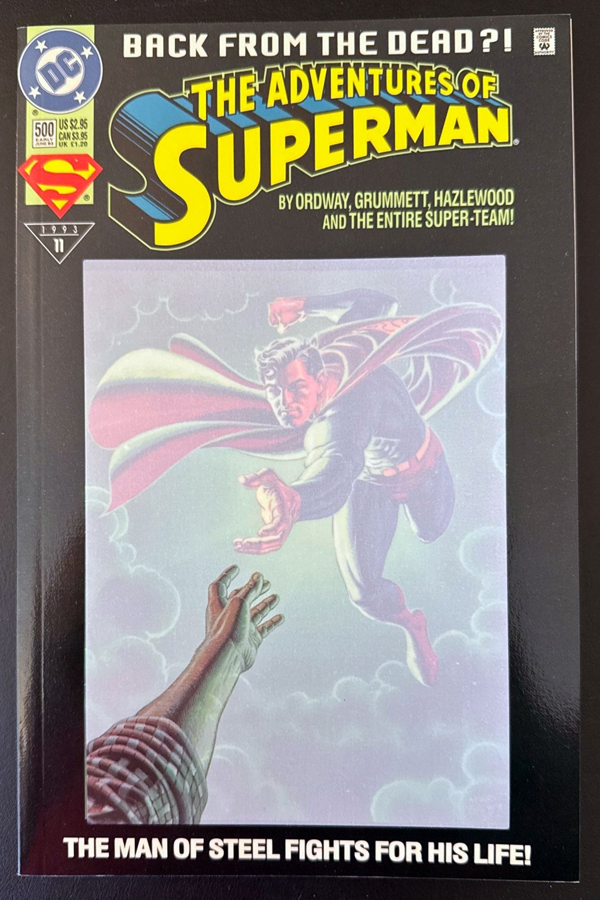 Adventures of Superman Vol. 1 #500 (1993) - Platinum variant 